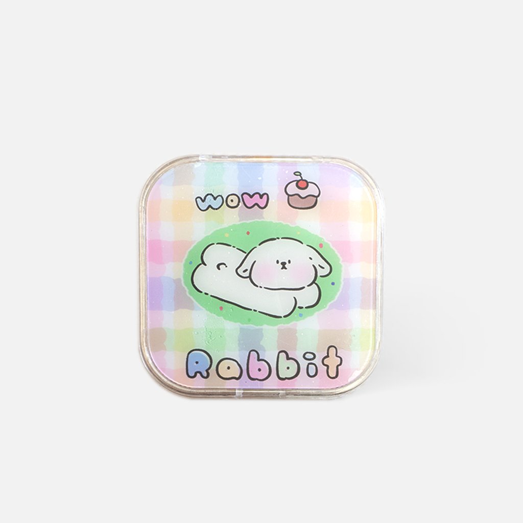 Cute Cake Rabbit Contact Lens Case