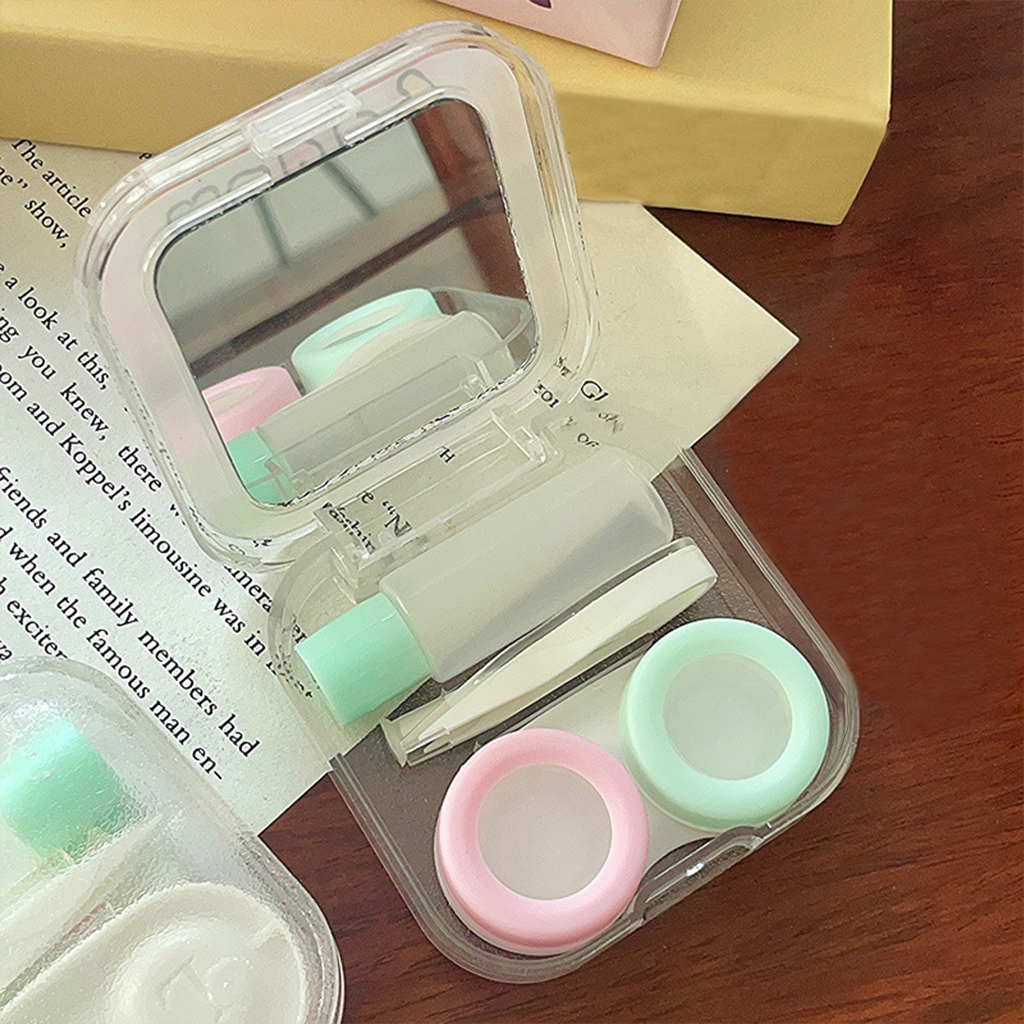 Cute Cake Rabbit Contact Lens Case