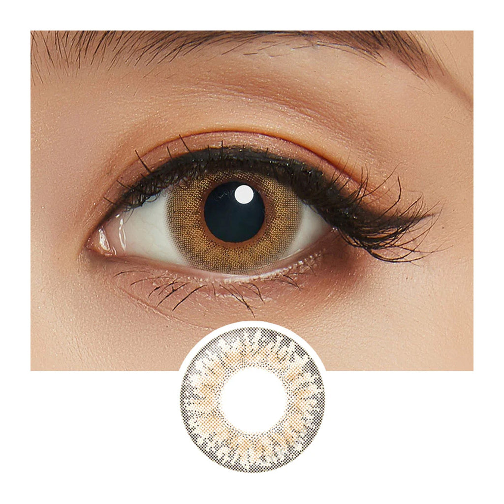 LIL MOON 1Day Contact Lenses-Cream Beige 10 pcs