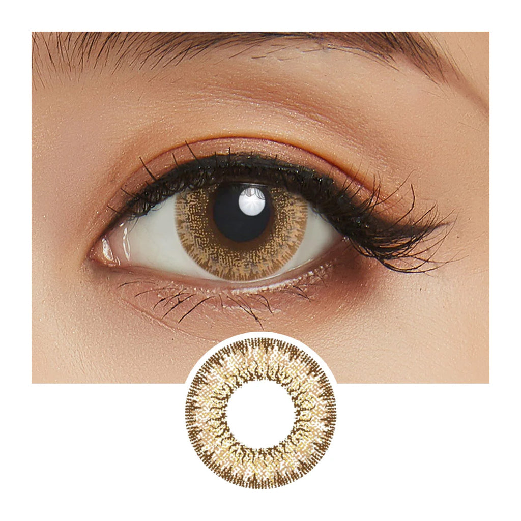 LIL MOON 1Month Contact Lenses-Cream Nuts 1 pc
