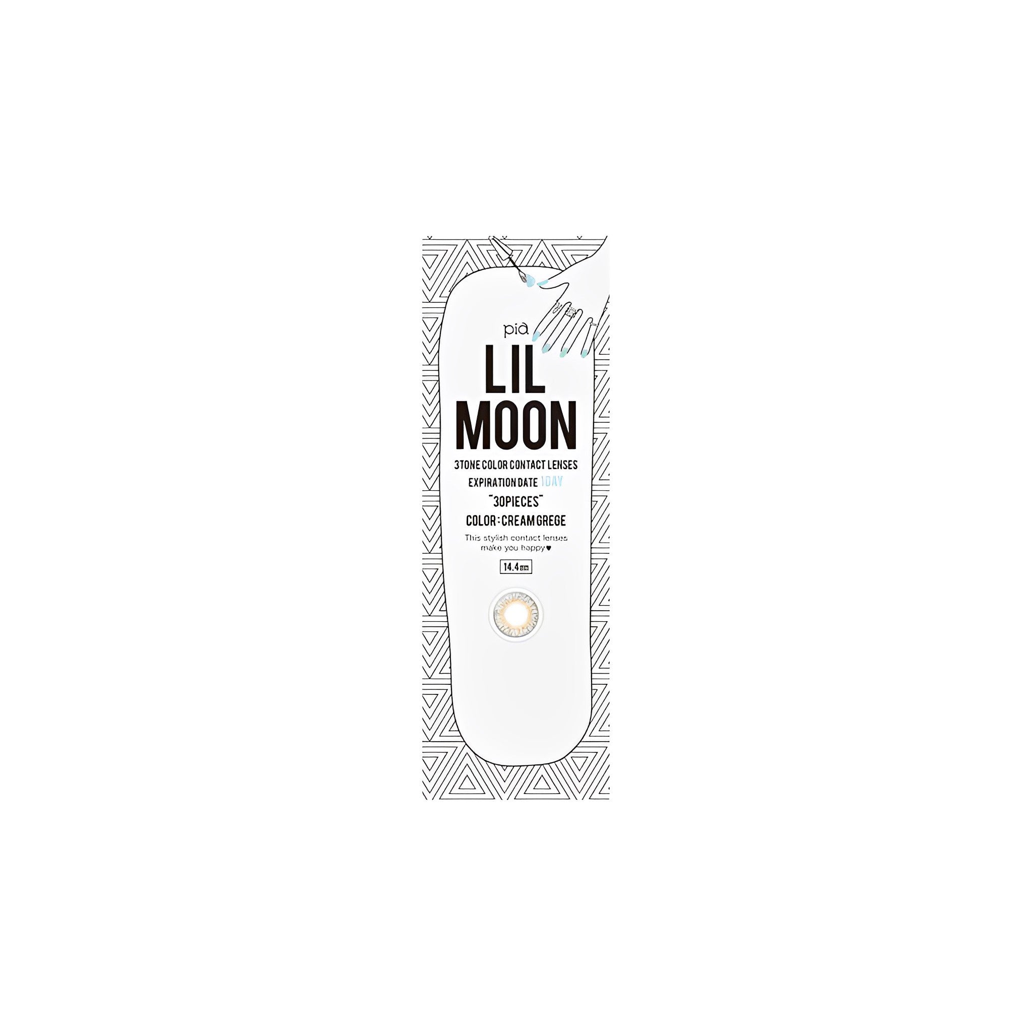 LIL MOON 1Day Contact Lenses-Cream Grege 10pcs – LAMOUR BEAUTY & LIFE
