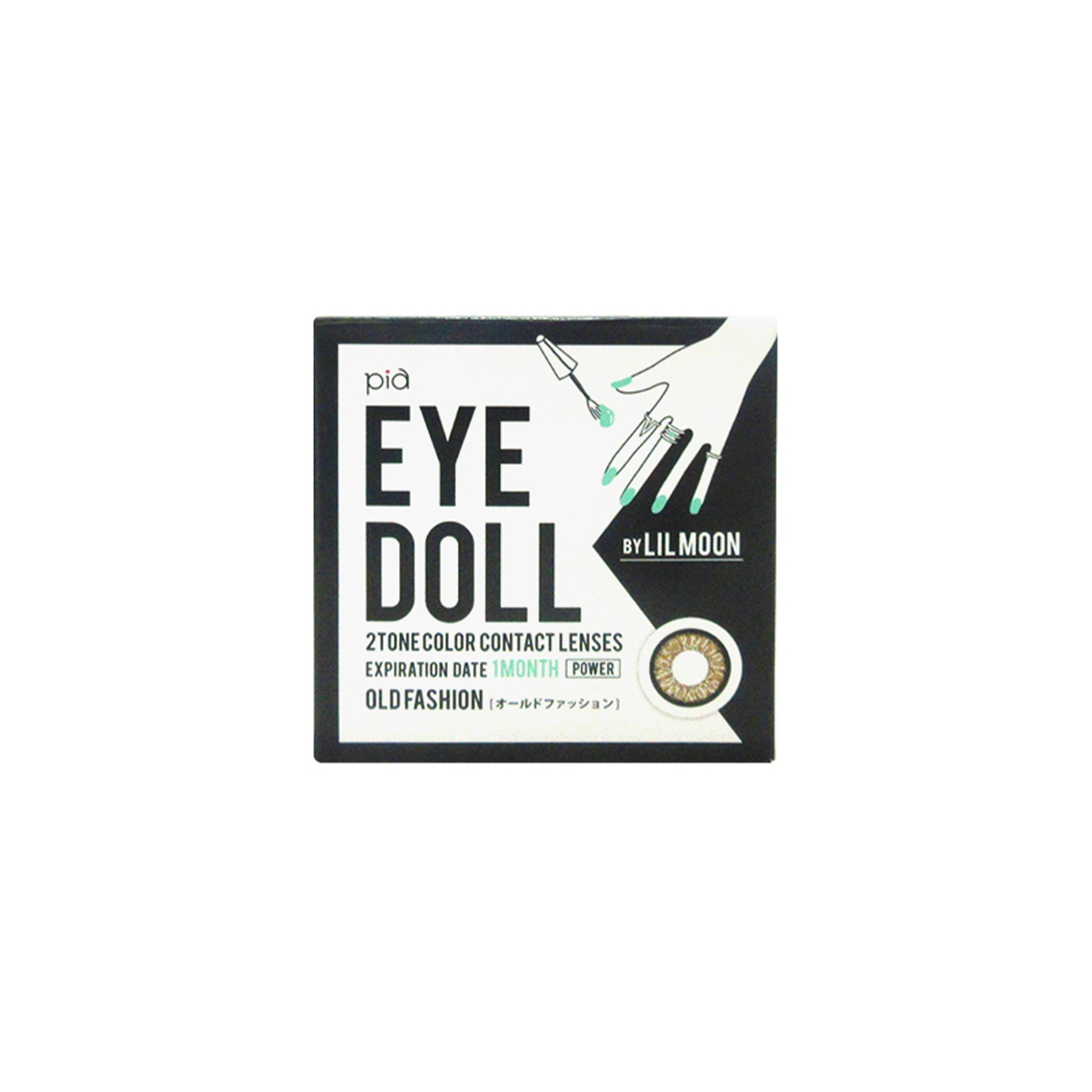 LIL MOON 1Month Contact Lenses-Old Fashion 1pc