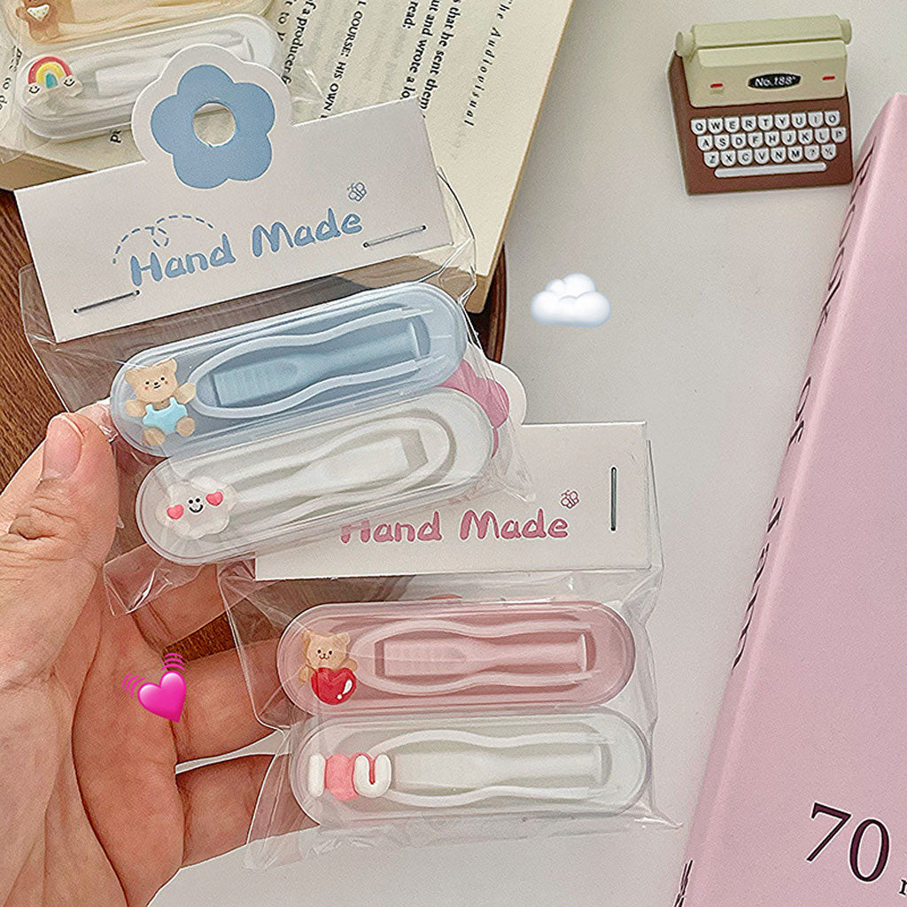 Contact Lens Case Wear Accessories 2 pairs