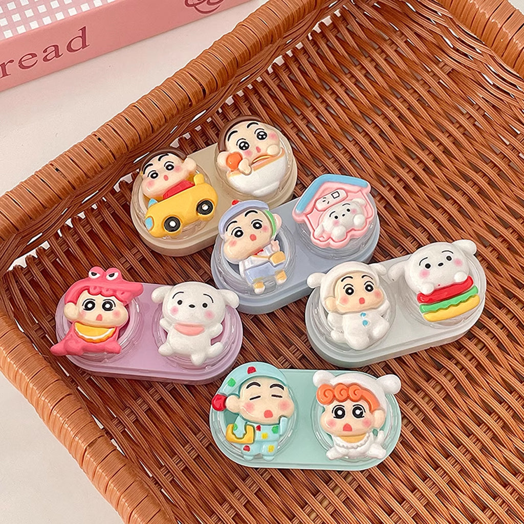 Contact Lens Wear Accessories 3D Crayon Shin-chan Cute Style