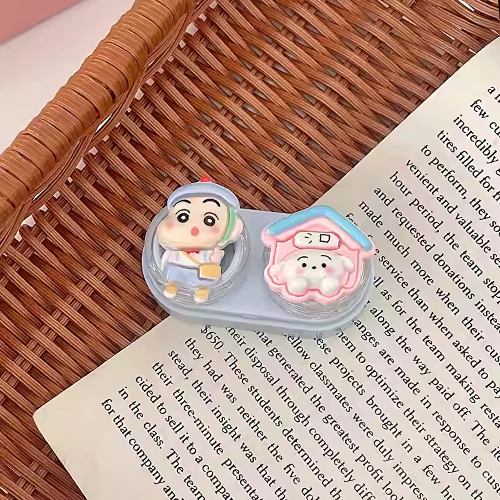Contact Lens Wear Accessories 3D Crayon Shin-chan Cute Style