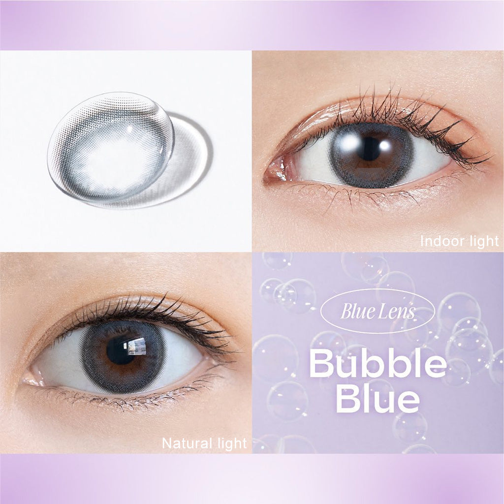 MOLAK 1Day Contact Lenses-Bubble Blue 10 pcs