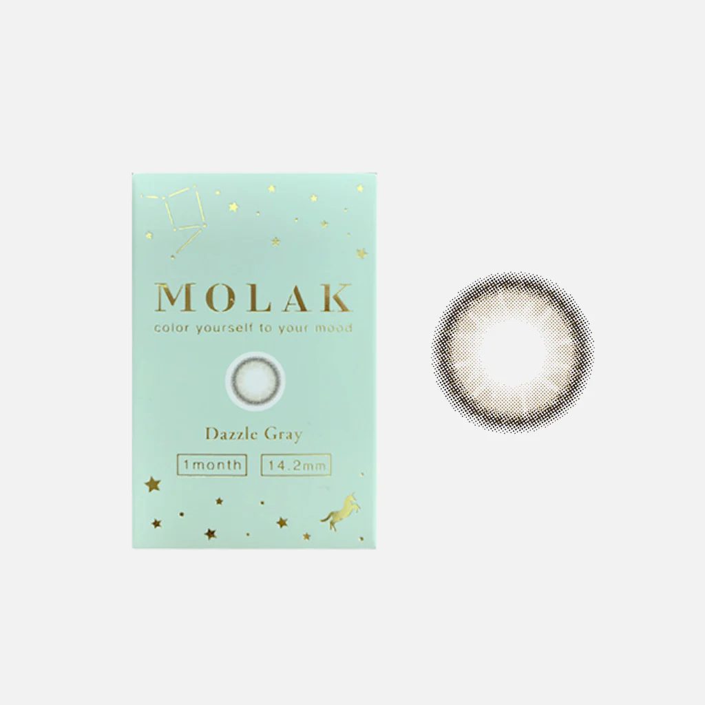 MOLAK 1Month Color Lens-Dazzle Gray 2pcs