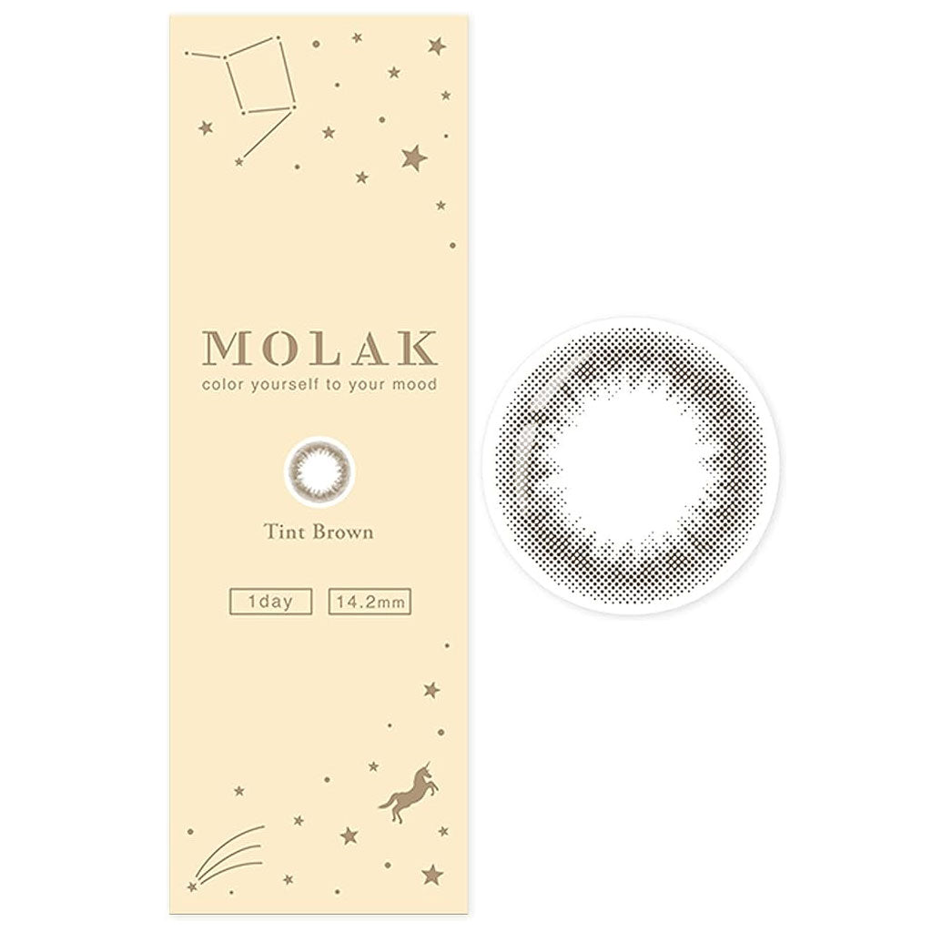 MOLAK 1Day Contact Lenses-Tint Brown 10pcs