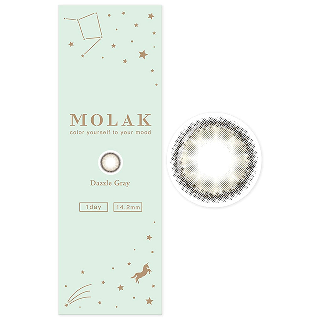 MOLAK 1Day Contact Lenses-Dazzle Gray 10pcs